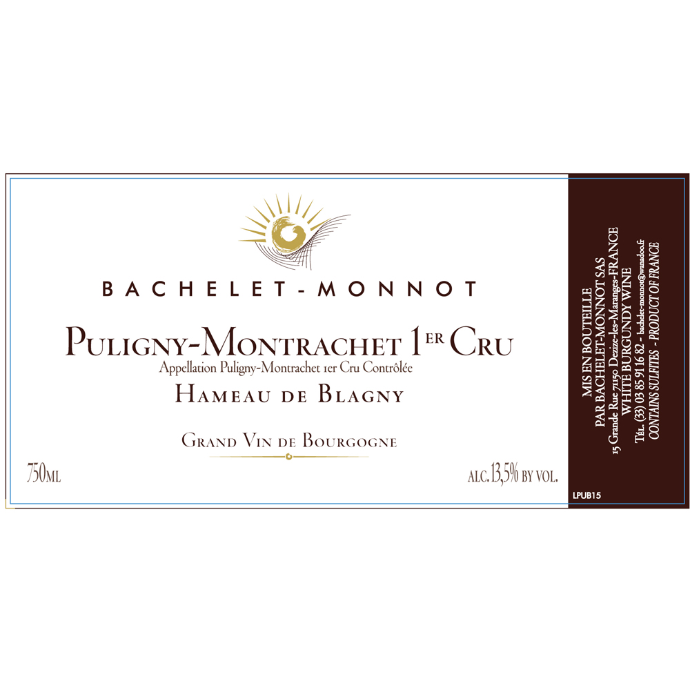 Bachelet Monnot Puligny Montrachet 1er Cru Hameau de Blagny 2018