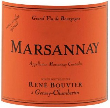 Domaine Rene Bouvier Marsannay Sans Soufre 2020