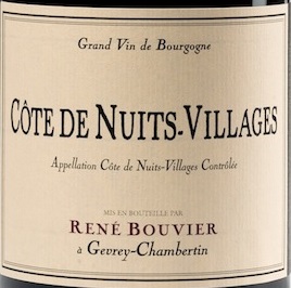 Domaine Rene Bouvier Cote de Nuits-Villages 2020