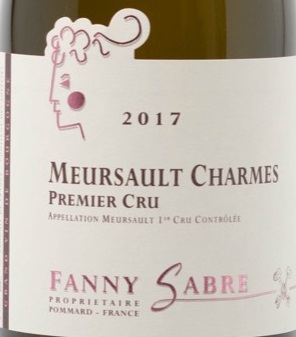 Fanny Sabre Meursault 1er Cru Les Charmes 2017