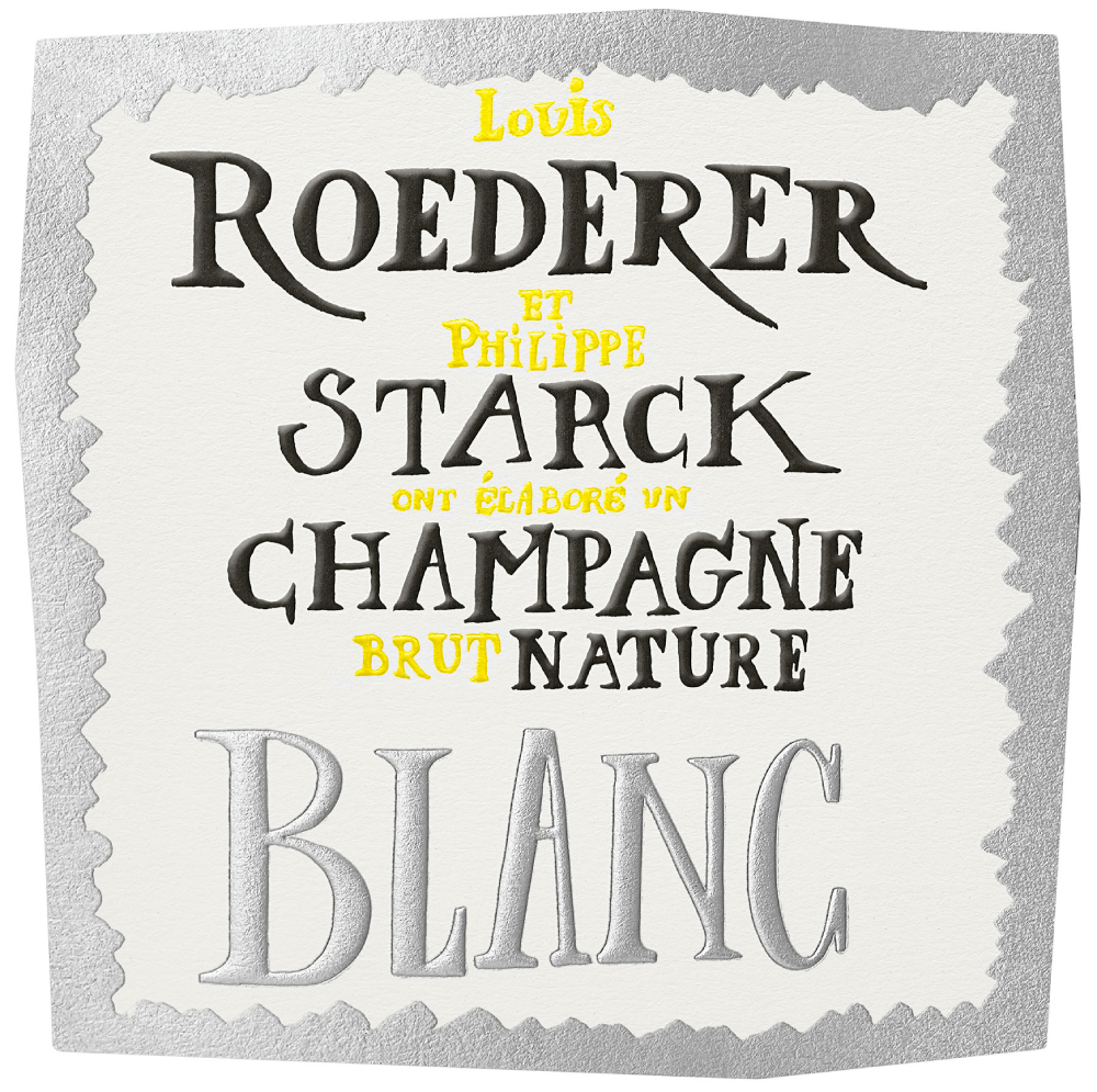 Louis Roederer Brut Nature 2015 by Philippe Starck 