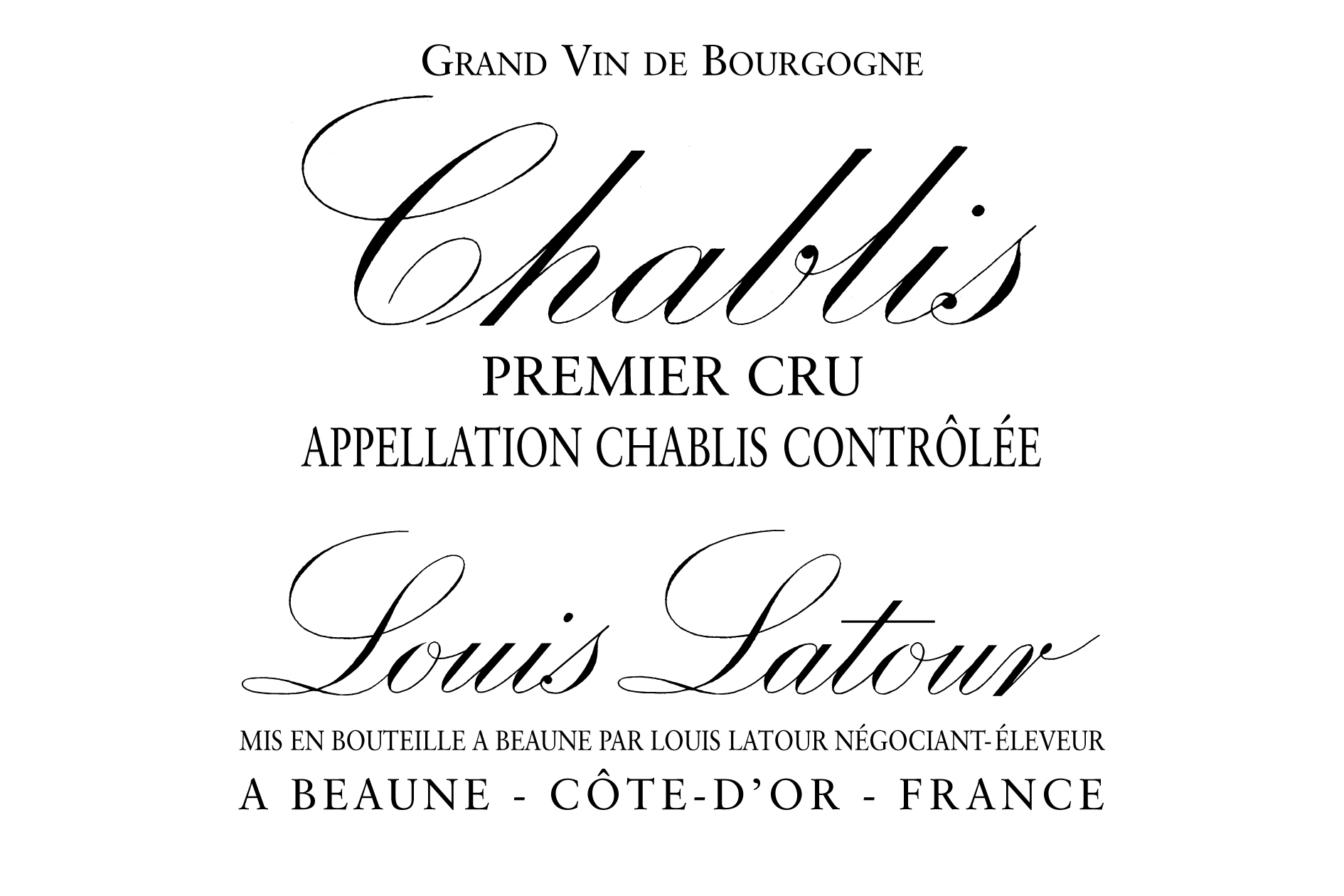 Louis Latour Chablis 1er Cru 2020